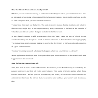 Bitcoin and Crytocurrency