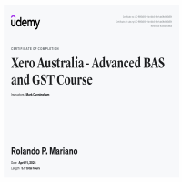 Xero Australia - Advance BAS and GST