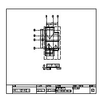 2D plans of a house made in AutoCad