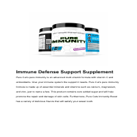 Pure cut immunity support Product Description