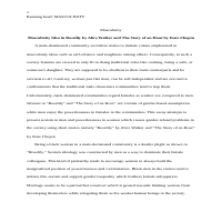 A sample of academic work