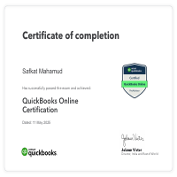 QuickBooks Online Certificate
