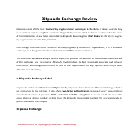 Cryptocurrency Exchange Review