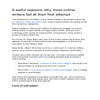 9 awful reasons why most online