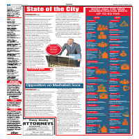 Feature and infographic on State of the City