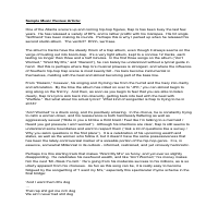 Music Review Article #1