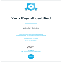 Payroll Certificate