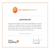 Email Marketing Certificate