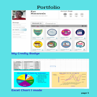 My Credly Badge & Excel chart