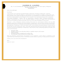 Cover Letter