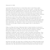 Personal essay