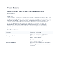 Customer Spport Specialist Portfolio