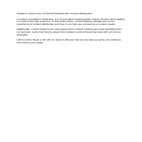 Email newsletter for tech startup