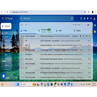 Before: Inbox with 10,000+ emails (unorganized)