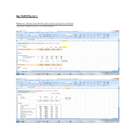 Balance Sheet, P&L account in Excel