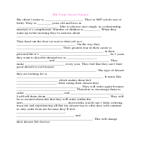 Worksheet for Online Course