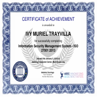 Infortmation Security Management System - ISO 27001-2013 
