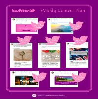 Twitter Content Plan Creation and Hootsuite Scheduling