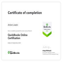 Quickbooks Online certif.