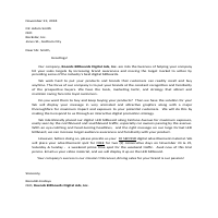 Sales Letter for Billboards