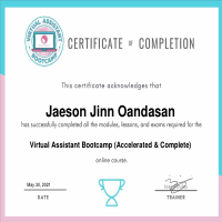 Virtual Assistant Certificate