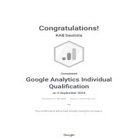 Google Analytics Certificate