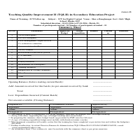 Teaching Quality Improvement II