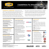 Manufacturing MarketingCapabilities