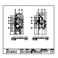 2D plans of a house made in AutoCad