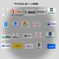 List of tools and software I am proficient with