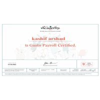 Gusto Payroll Certified