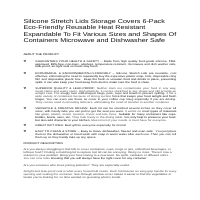 Stretchable lids