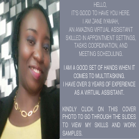  Virtual Assistant Portfolio