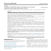 PUBLIC HEALTH -SEXUAL SATISFACTION