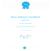 Xero Certified Pro-Advisor