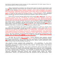 TOEFL Essay Editing