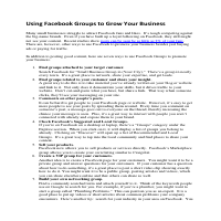 Using Facebook Groups to Grow Your Business