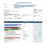 Meeting Agendas