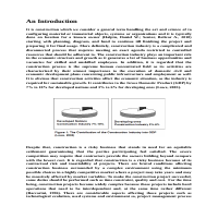 Construction Sustainability
