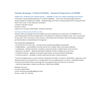 Research Experience at KEMRI
