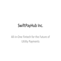 Investor Pitch Deck for SwiftPayHub