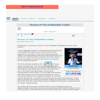 Rev about the book "The Unfakeable Code"