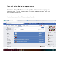 Social Media Management