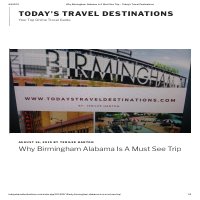 Birmingham, AL- A Must See Trip