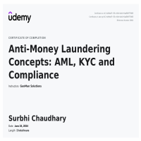 AML/KYC certificate