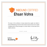 Hubspot  Inbound Certification