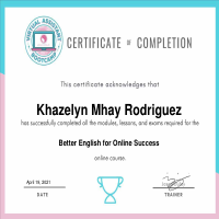 Better English Certificate