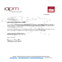 M Project Management Certificate