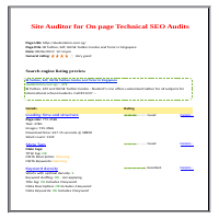 On-page Audit Report