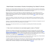 Web Content for Real Estate